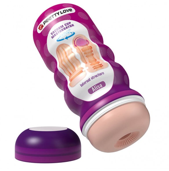 PRETTY LOVE - Alisa Vacuum Cup Masturbator With Red Sucker Ball PRETTY LOVE - Alisa Vacuum Cup Masturbator With Red Sucker Ball
